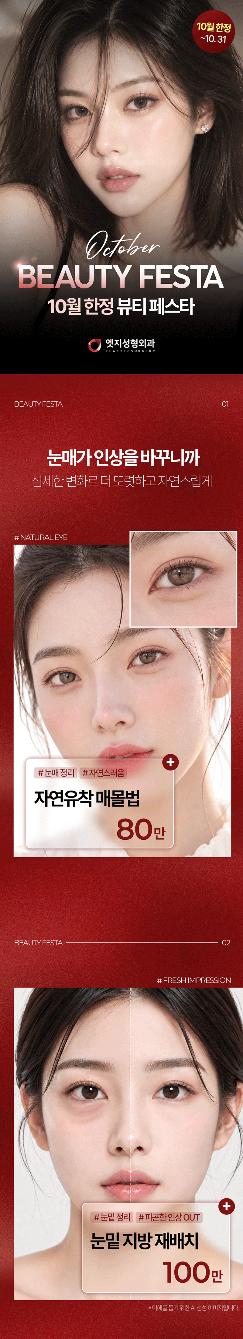 엣지성형외과 10월 이벤트 가격-1