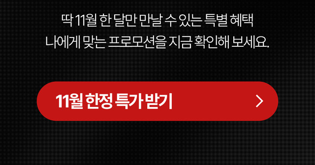 11월 한정 특가 받기