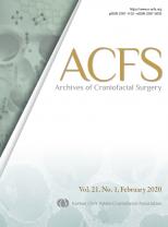 게재 학술지 · Archives of Craniofacial Surgery 21권 1호 표지